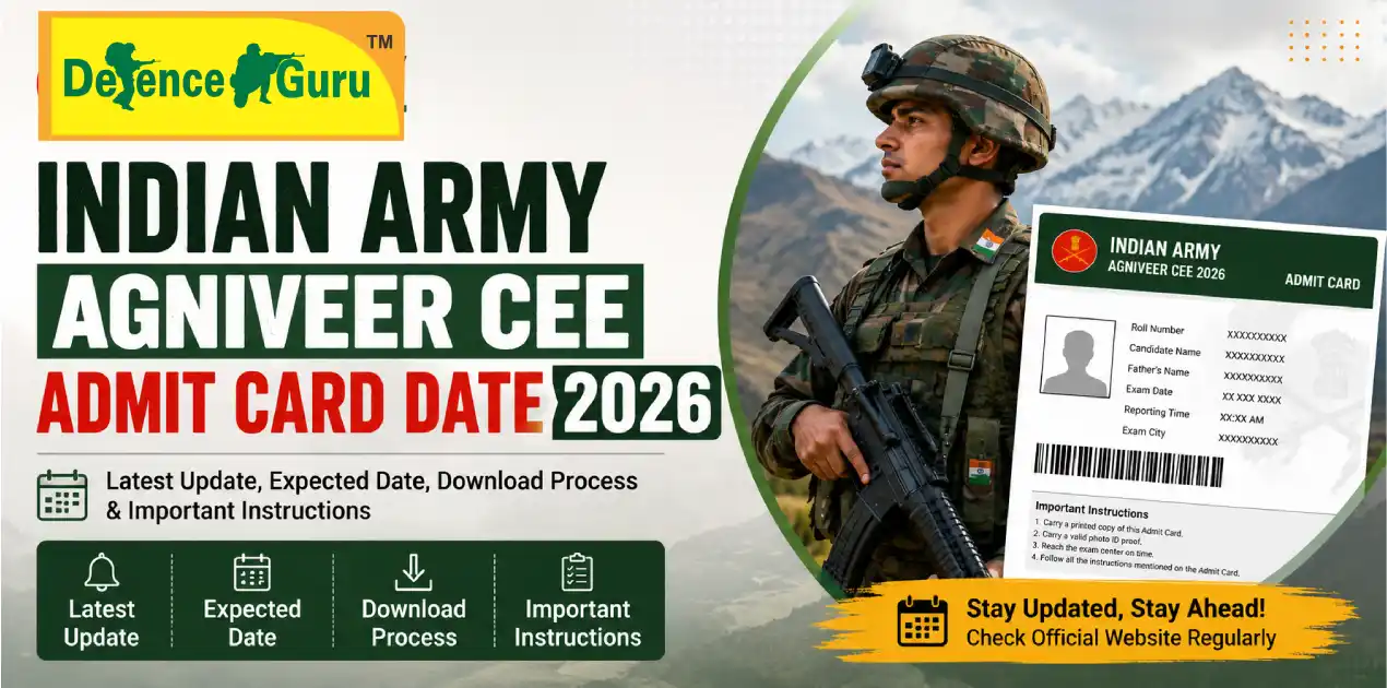 Indian Army Agniveer CEE Admit Card 2026: Download Process & Exam Details